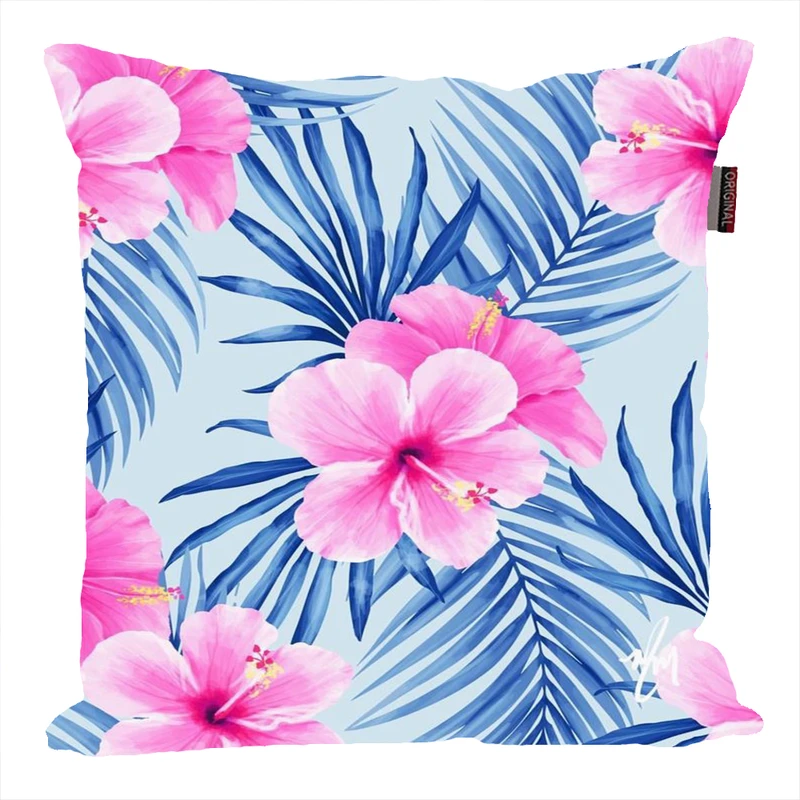 کوسن ناریکو مدل فانتزی طرح برگ گل گیاه کد 04677