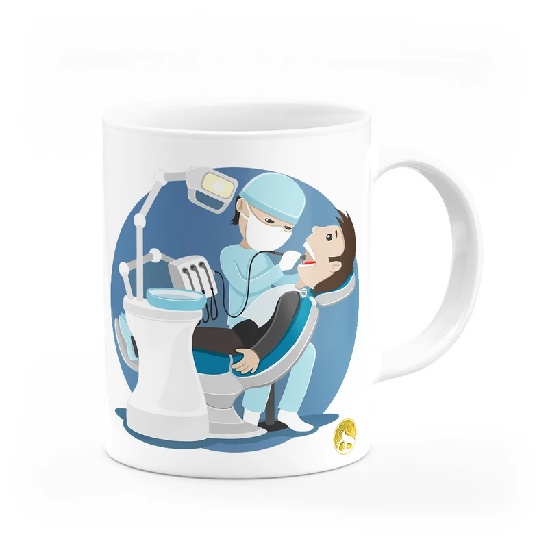 ماگ هومرو طرح دندانپزشک مدل MG9815