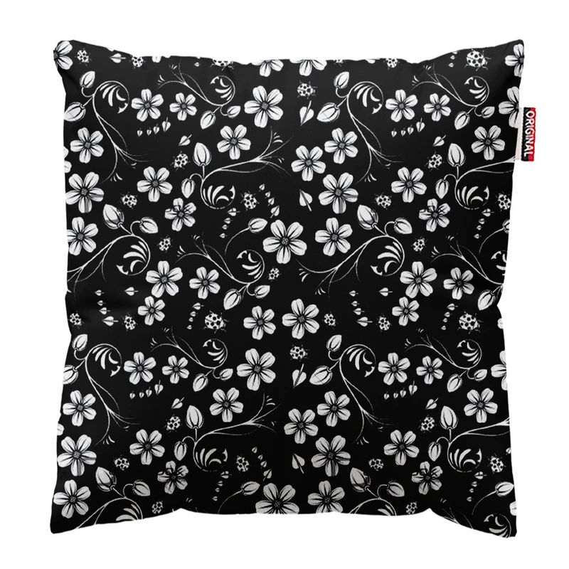  کوسن پاد آفرین طرح گل کد 3879 سایز 30*30 سانتی متر