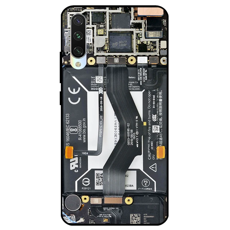 کاور مگافون طرح برد موبایل مدل 8004 مناسب برای گوشی موبایل شیائومی Mi A3 / CC9E