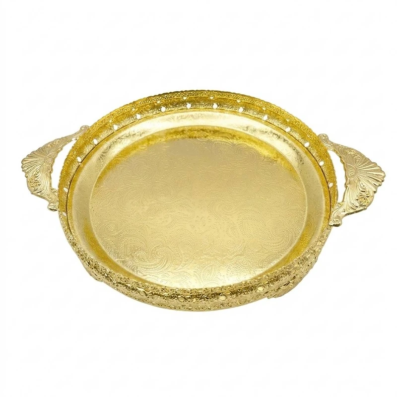 سینی دسته دار مدل 34852 سایز 42x33 سانتی‌متر