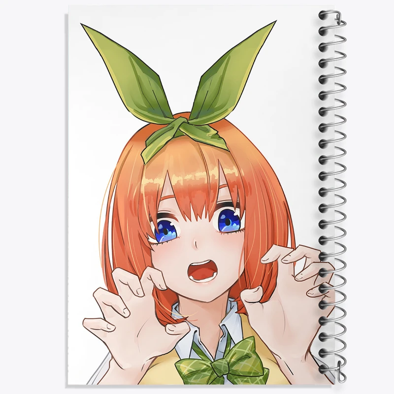 دفتر نت موسیقی 50 برگ خندالو مدل یوتسوبا انیمه پنج عروس مساوی کد 32554