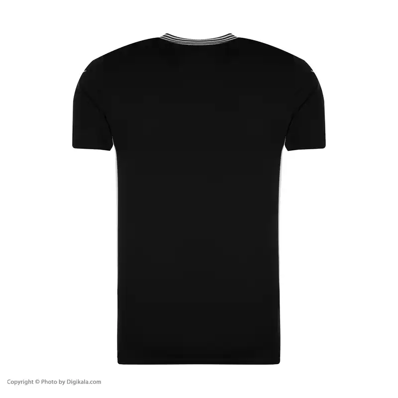 تی شرت ورزشی مردانه مکرون مدل کاناپوس رنگ مشکی