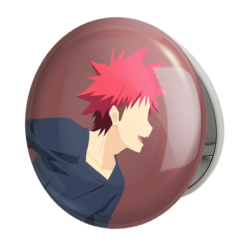 آینه جیبی خندالو طرح سوما انیمه جنگ غذاها Food Wars مدل تاشو کد 17016 