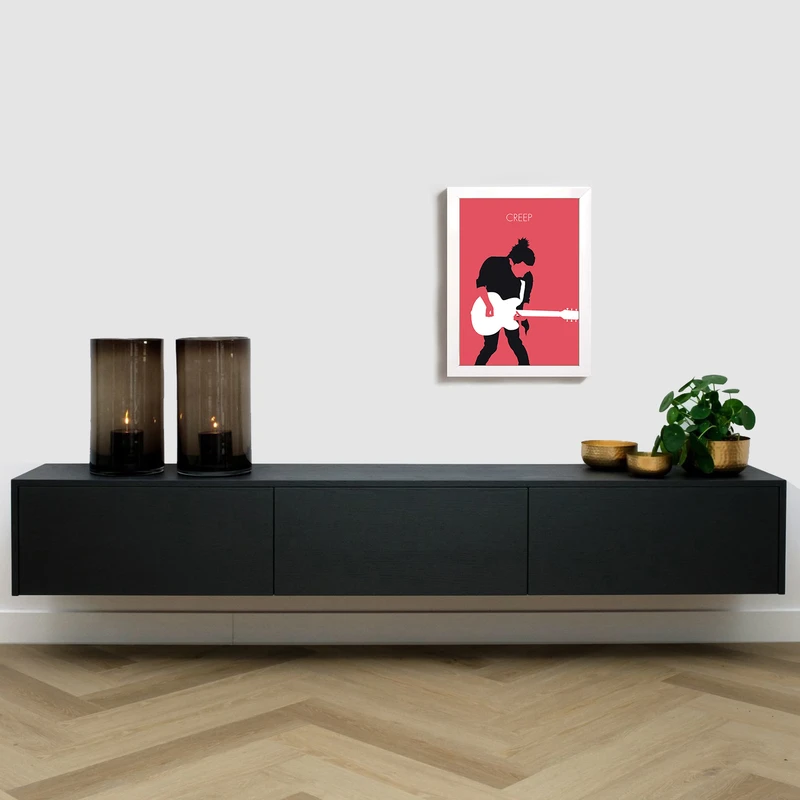 تابلو مدل رادیوهد تام یورک radiohead creep thom yorke W357