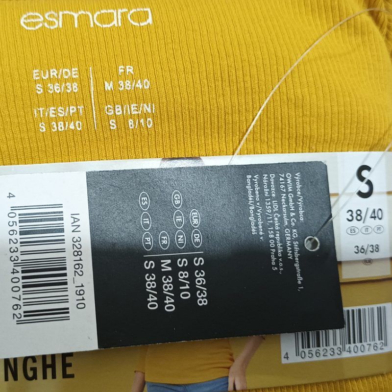 تی شرت آستین بلند زنانه اسمارا مدل میل کبریتی کد SM23 - - 5