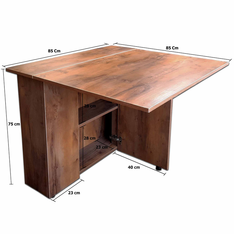 میز ناهارخوری تاشو مدل Owens 2X 1B N