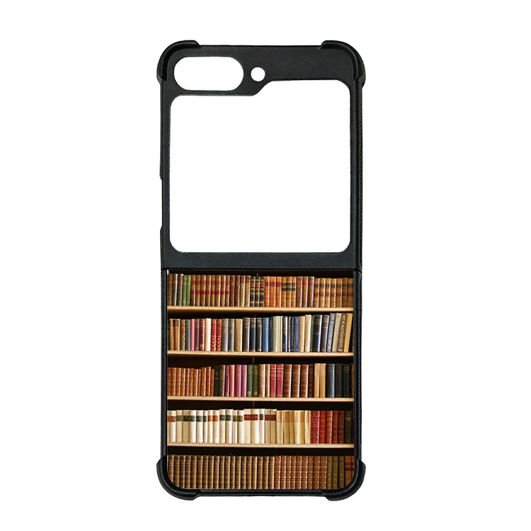 کاور قاب گارد هوم طرح کتابخانه مناسب برای گوشی موبایل سامسونگ galaxy z flip 6