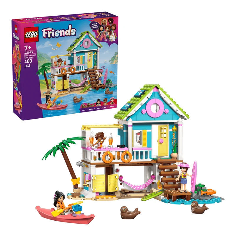 لگو 400 تکه سری Friends مدل Beach House with Seals کد 42699