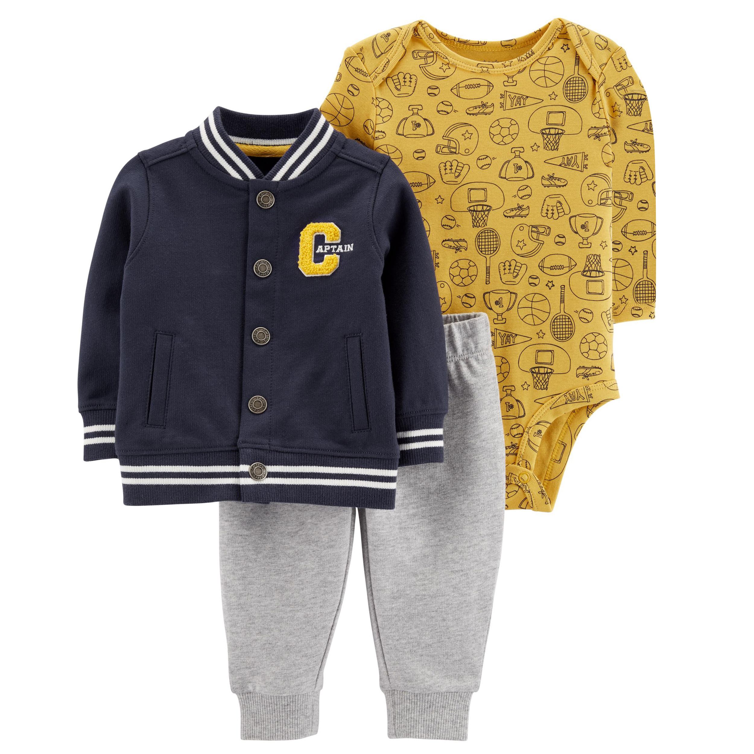 ست 3 تکه لباس نوزادی کارترز مدل 1104