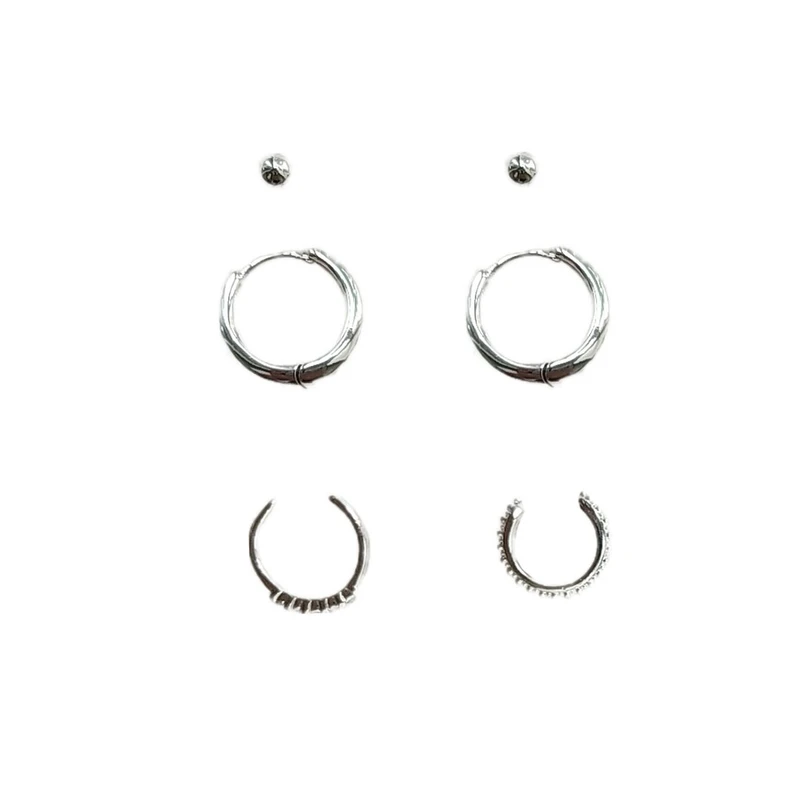 گوشواره زنانه اکسسورایز مدل HB 101 به همراه پیرسینگ مجموعه 4 عددی