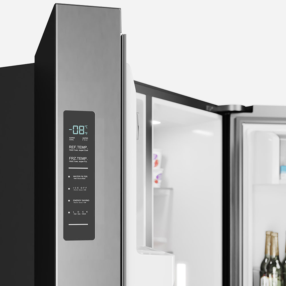 یخچال و فریزر ساید بای ساید 32 فوت پاکشوما مدل P - 340