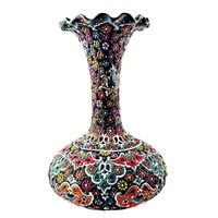 گلدان میناکاری مدل عدسی کد 25 