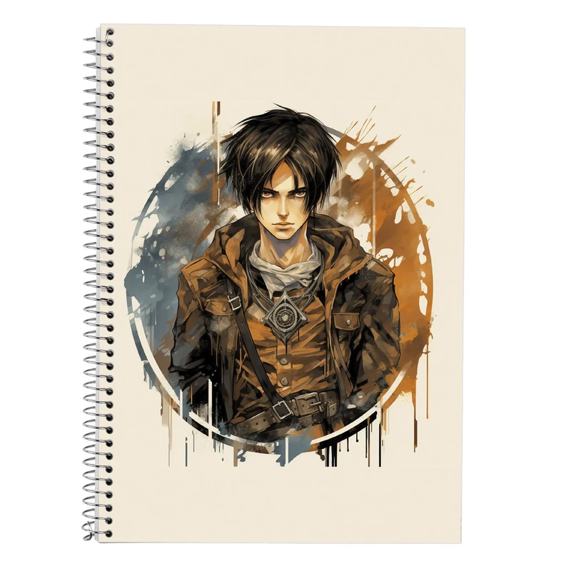 دفتر زبان 50 برگ مدوپد مدل سه خط طرح تایتان Titan کد DF11995