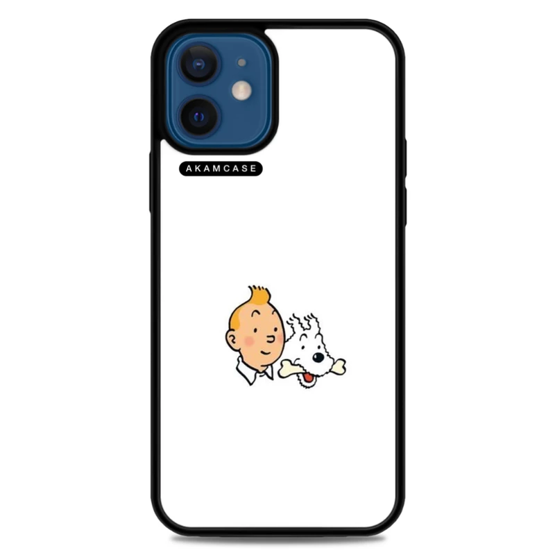 کاور آکام مدل AMC-WA12M-TINTIN-3 مناسب برای گوشی موبایل اپل iPhone 12 Mini