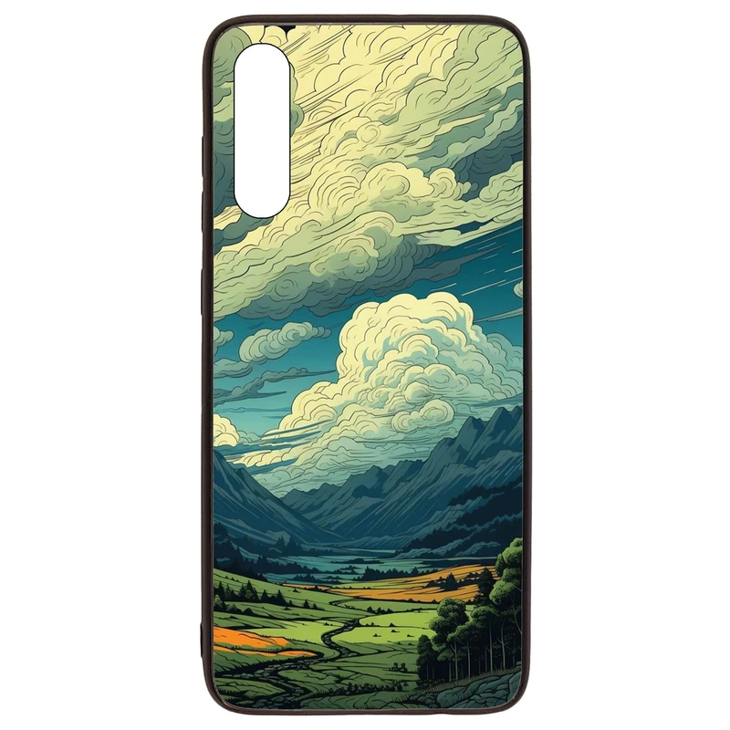 کاور قاب گارد گوشی طرح منظره کد TPU-172 مناسب برای گوشی موبایل سامسونگ Galaxy A70 / A70s