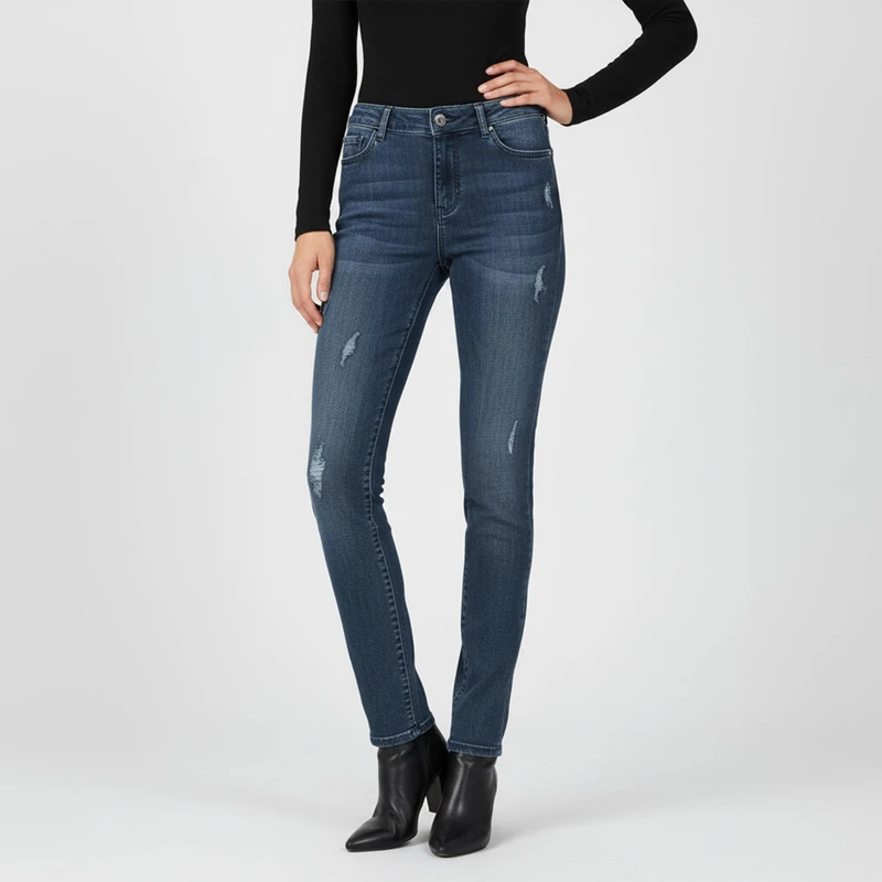 شلوار جین زنانه اسمارا مدل Super Skinny fit کد زاپ