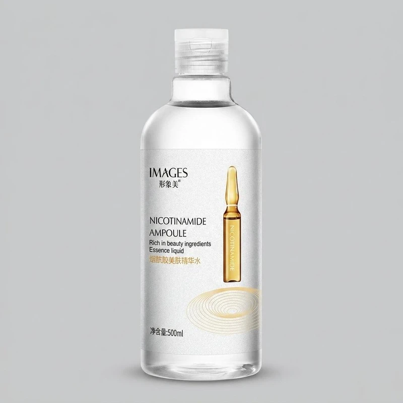 تونر پاک کننده آرایش ایمجز مدل NICOTINAMIDE AMPOULE حجم 500 میلی لیتر