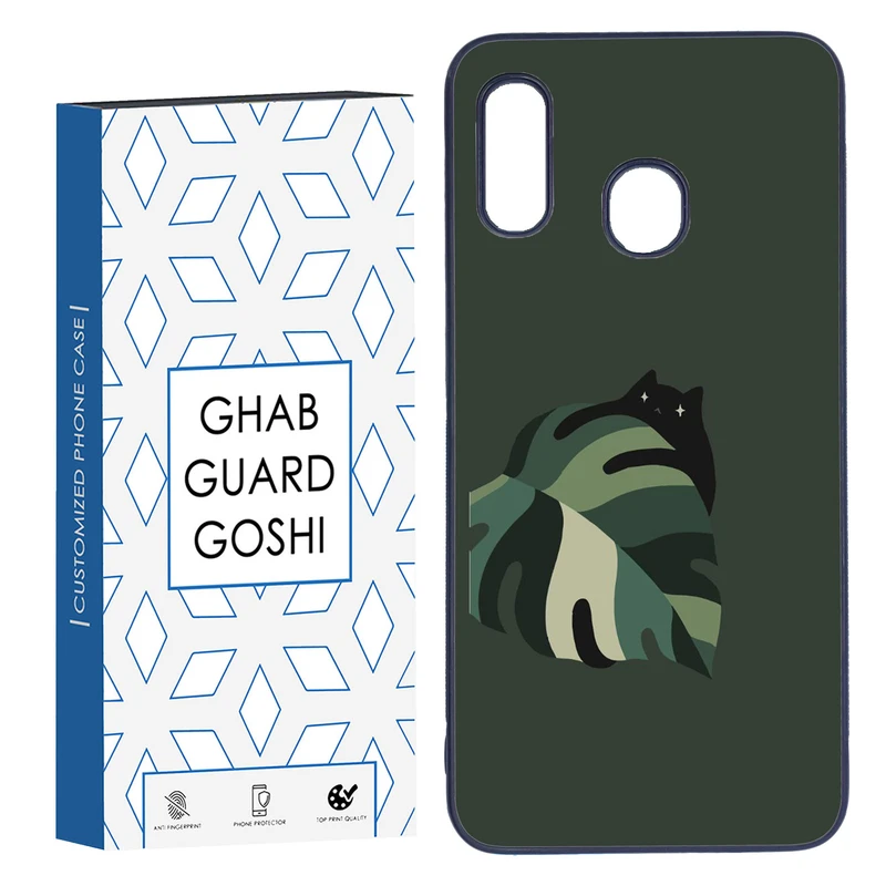 کاور قاب گارد گوشی طرح گربه کد TPU-048 مناسب برای گوشی موبایل سامسونگ Galaxy A30 / A20