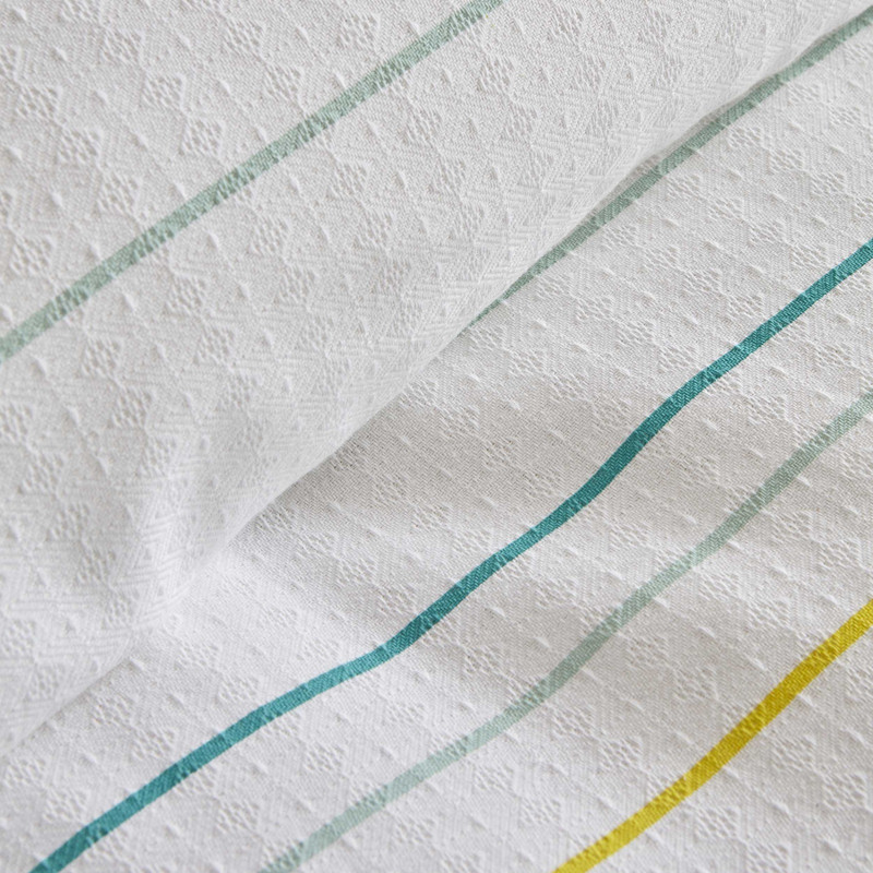 روتختی دو نفره کاراجا هوم مدل Elvis Multicolor Pamuk Pike C.K سایز 220x200 سانتی‌متر