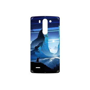 MAHOOT Blue Mountains Digital Art Cover Sticker for LG G3 Beat