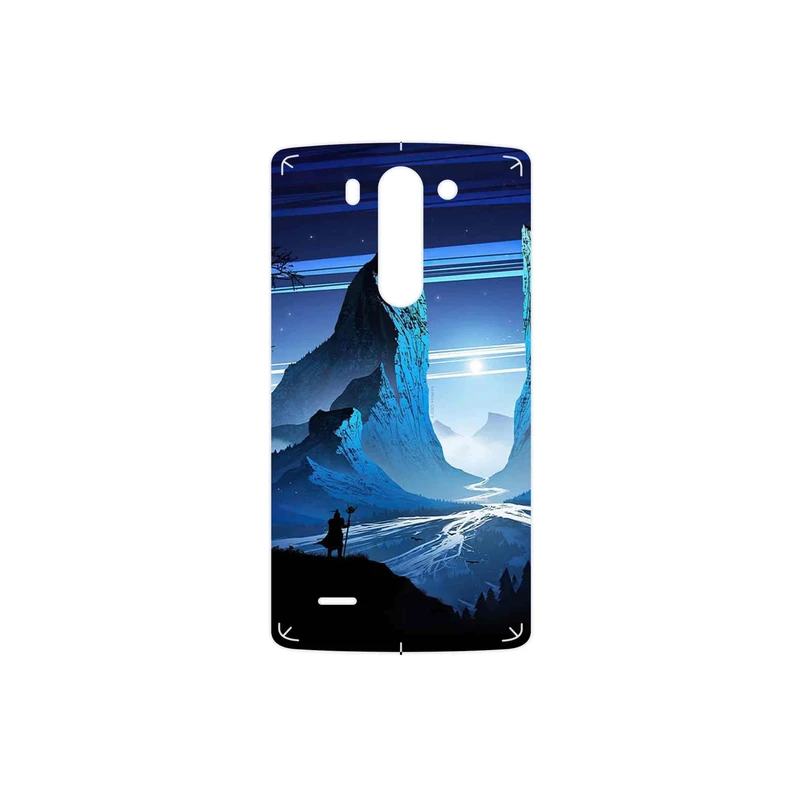 برچسب پوششی ماهوت مدل Blue Mountains Digital Art مناسب برای گوشی موبایل ال جی G3 Beat