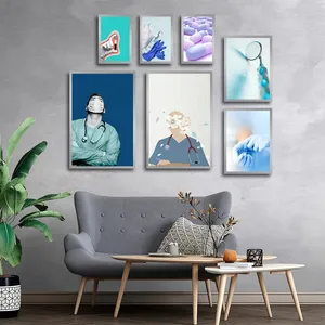 تابلو بکلیت طرح مطب پزشکی مدل SI-2743 مجموعه 7 عددی