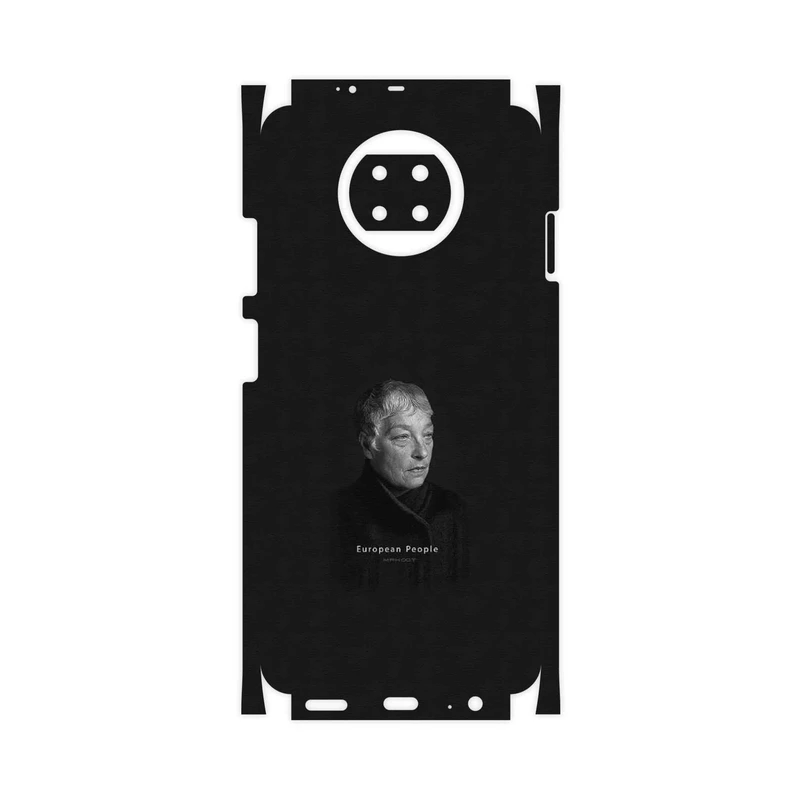 برچسب پوششی ماهوت مدل Portrait of a European Woman-FullSkin مناسب برای گوشی موبایل شیائومی Redmi Note 9T