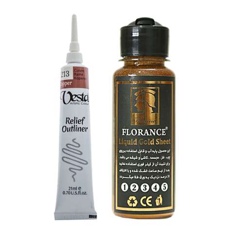 ورق مس کد 01 حجم 120 میلی لیتر به همراه دورگیر