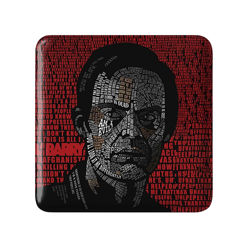 پیکسل خندالو طرح سریال بری Barry مدل مربعی کد 29809