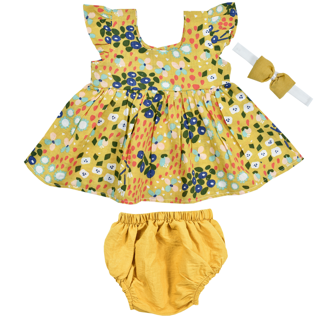 ست 3 تکه لباس نوزادی بی بی وان مدل 1010 -2