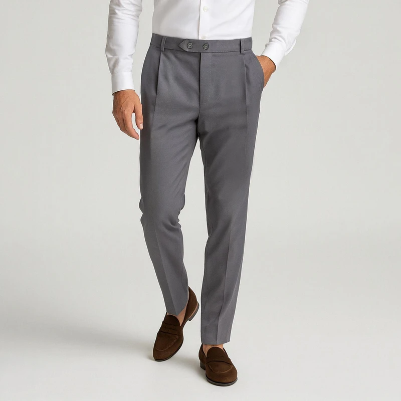 شلوار پیلی‌دار مردانه سیکس زیرو ناین مدل تونی