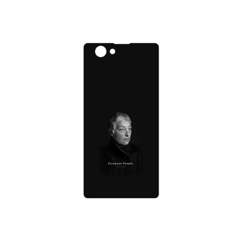 برچسب پوششی ماهوت مدل Portrait of a European Woman مناسب برای گوشی موبایل سونی Xperia Z1 Compact