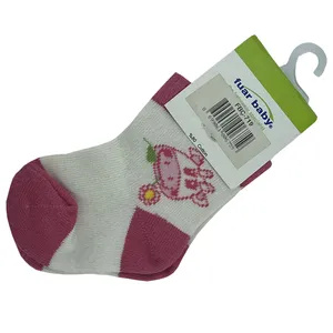 جوراب ساق کوتاه دخترانه طرح گاو