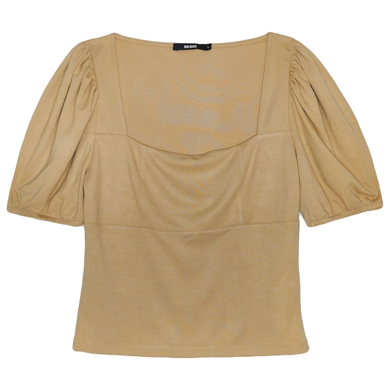 بلوز آستین کوتاه یقه دلبری زنانه مدل SEP-MODSAZ-MTN0019