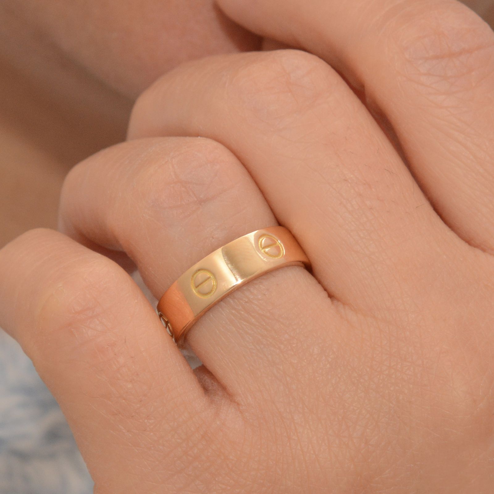 انگشتر طلا 18 عیار زنانه طلای مستجابی  کد CR56 -  - 2