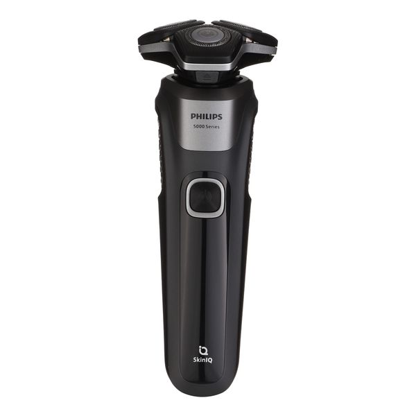 ماشین اصلاح موی صورت فیلیپس مدل S5887، اصلاح به صورت صفر زن و خط زن، طراحی ارگونومیک، منبع انرژی با باتری، تکنولوژی اصلاح به صورت برش چرخشی، اندازه اصلاح 0.2 میلی‌متر، مدت زمان شارژ 60 دقیقه و مدت زمان استفاده پس از شارژ 60 دقیقه، ضد آب، به همراه شارژر