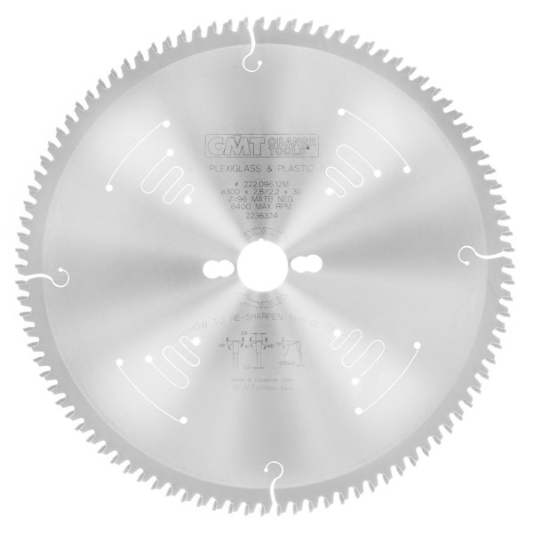 تیغه اره دیسکی سی ام تی
مدل 222.096.12M تیغه اره دیسکی سی ام تی
مدل 222.096.12M
