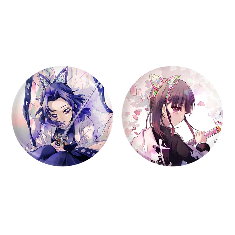 مگنت خندالو طرح کانائو سویوری و شینوبو کاکوچو انیمه شیطان کش کد 1148011486 مجموعه 2 عددی