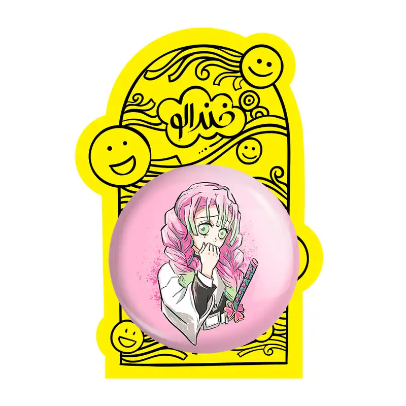 آینه جیبی خندالو مدل میتسوری کانروجی انیمه شیطان کش کد 27024