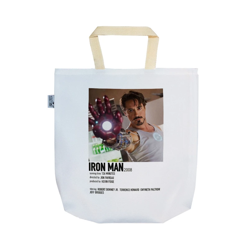 ساک خرید ترمه طراحان ایده مدل iron man کد strm0859 - SS