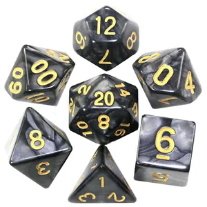 تاس بازی مدل Dungeons and Dragons بسته 7 عددی