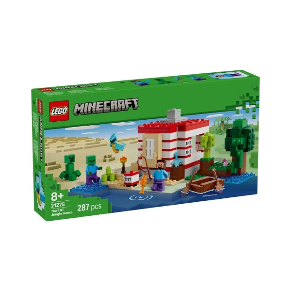 لگو سری ماینکرافت مدل The TNT Jungle House کد 21275