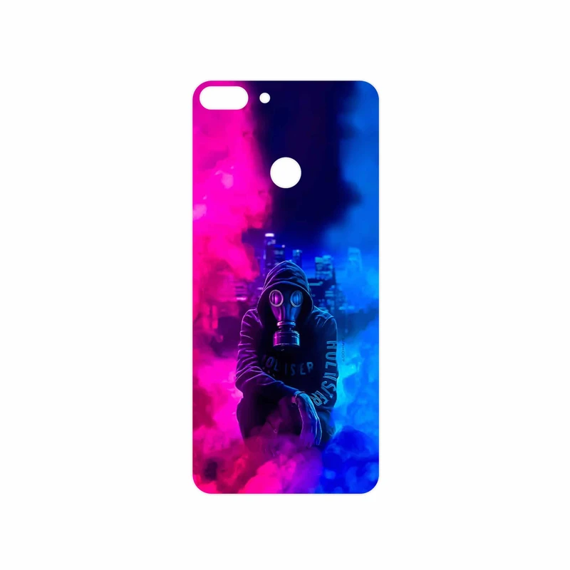 برچسب پوششی ماهوت مدل Smoke Rainbow Digital Art 2 مناسب برای گوشی موبایل هوآوی P Smart