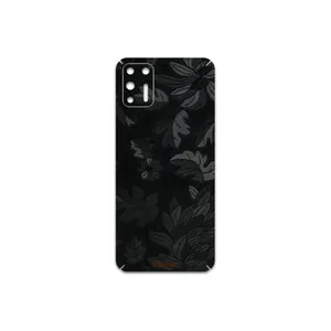 MAHOOT Black-Wildflower Cover Sticker for Motorola Moto G9 Plus