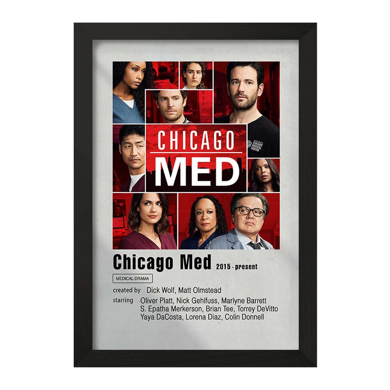 تابلو خندالو مدل بیمارستان شیکاگو (Chicago Med) کد F11290