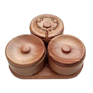 جا ادویه 8 پارچه چوبیس مدل 3-101