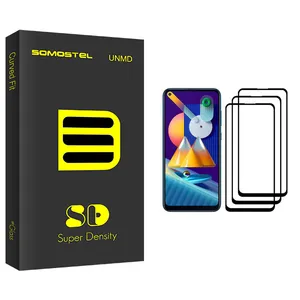 Somastel SD Glass Screen Protector For Samsung Galaxy M11 Pack Of 3