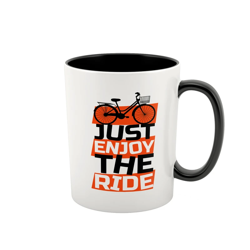 ماگ لیوانچی مدل دوچرخه طرح ENJOY RIDE کد 06