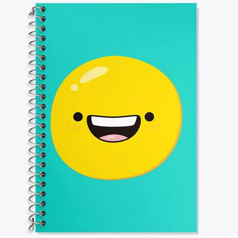دفتر لغت 50 برگ خندالو مدل ایموجی Emoji کد 2992